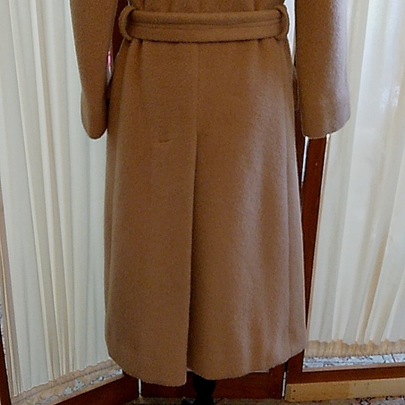 Authentic Vintage 80s 100% Wool Roxanne Columbia, SC Size 4/6 Tan Beige - Picture 6 of 10